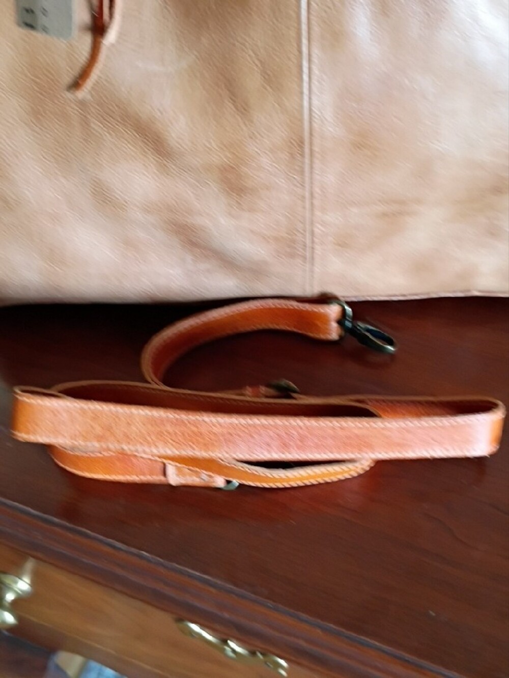 NWT BED|STU Rockaway Tote with Removable Strap, Oats Pecan - Picture 5 of 12